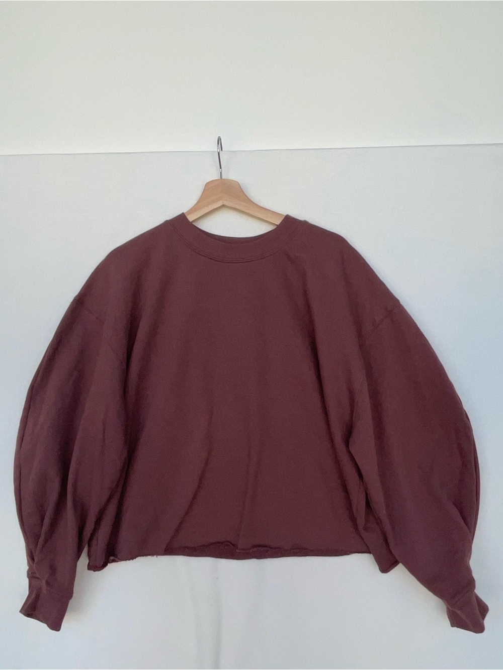 Left On Friday Oversized Balloon Sleeve Sweatshirt